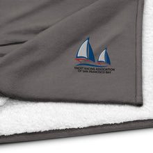 Load image into Gallery viewer, YRA Logo sherpa blanket