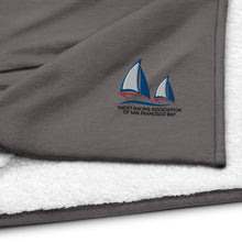 Load image into Gallery viewer, YRA Logo sherpa blanket
